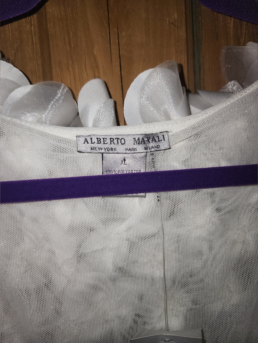 Alberto Malaki NWT Bridal White. Shrug/Wrap. Absolutely Stunning!! Size Xlarge - Picture 4 of 5
